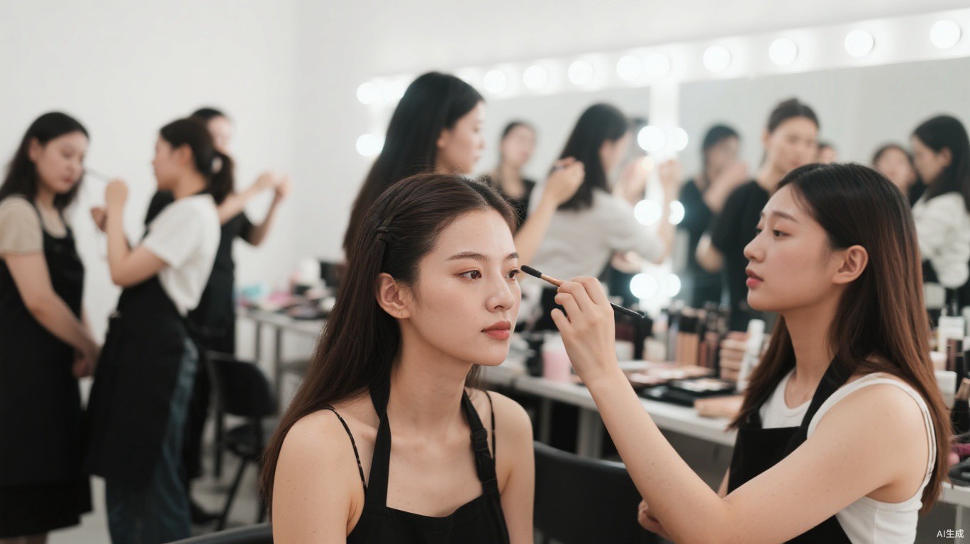形象设计专业实训课堂